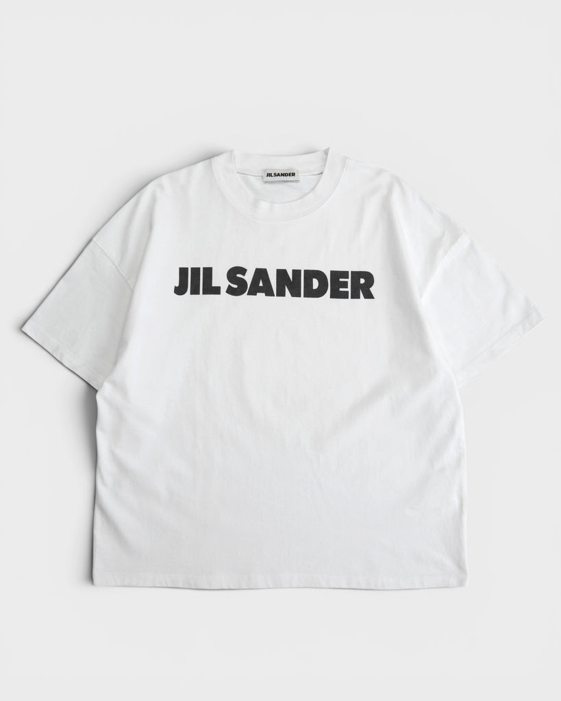 ジルサンダー ロゴ Tシャツ ホワイト メンズ