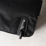 プラダ テスート ポコノ ナイロン / サフィアーノレザー トライアングルロゴ / キャリーバッグ ブラック