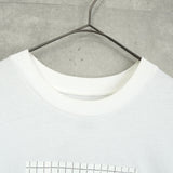 エムエムシックス メゾン マルジェラ ロゴプリント オーバーサイズ Tシャツ ホワイト