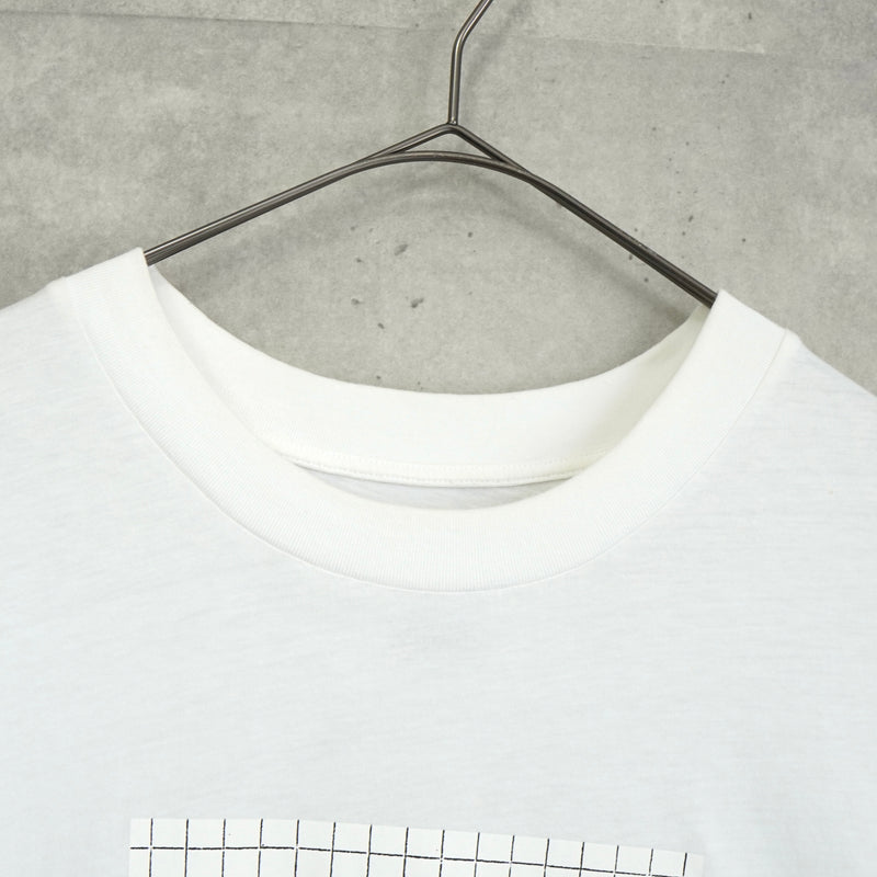 エムエムシックス メゾン マルジェラ ロゴプリント オーバーサイズ Tシャツ ホワイト