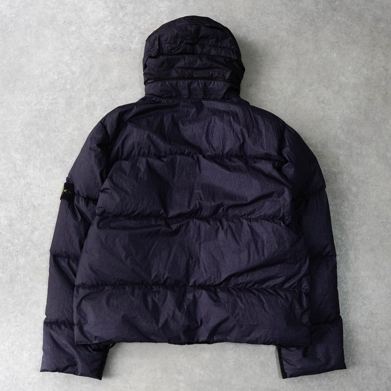ストーン アイランド ショート丈 ダウンジャケット ネイビー