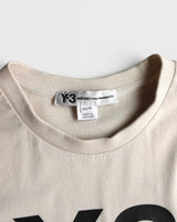 ワイスリー ロゴ 長袖Tシャツ ロンT アイボリー XS メンズ レディース