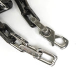 ルイ ヴィトン モノグラム チェーン ブレスレット シルバー / ブラック M00687