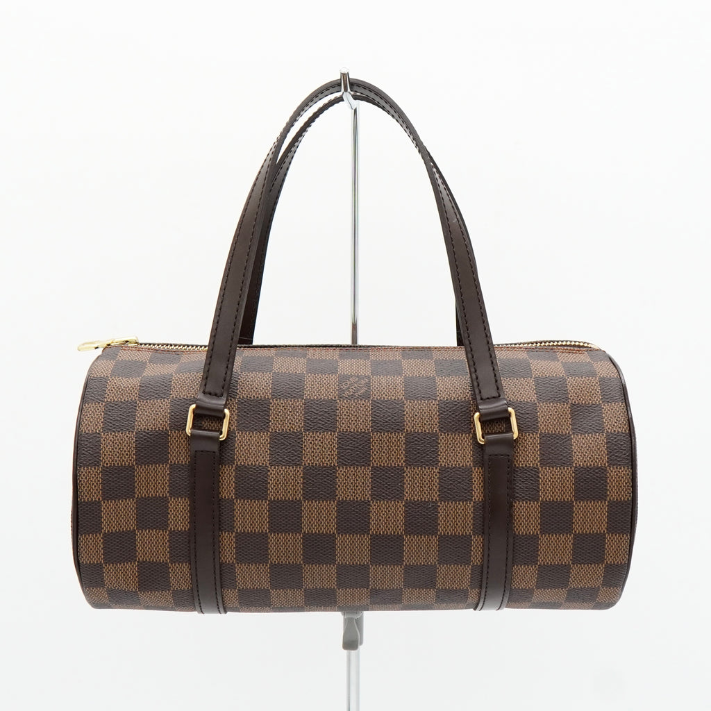 ルイ ヴィトン ダミエ パピヨン26 ドラムバッグ ハンドバッグ ブラウン N51304