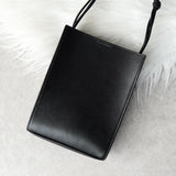 ジルサンダー タングル スモール ロゴ レザー ショルダーバッグ ブラック