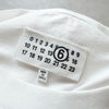 エムエムシックス メゾン マルジェラ パッチワーク オーバーサイズ Tシャツ ホワイト