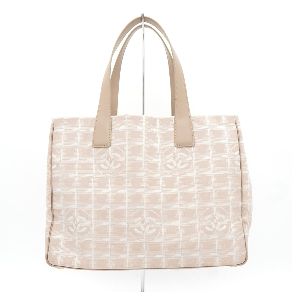 シャネル ニュートラベルラインPM トートバッグ ベージュ 7桁9番台 レディース