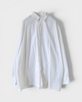 ラフシモンズ 17SS オーバーサイズ 長袖シャツ ホワイト S メンズ