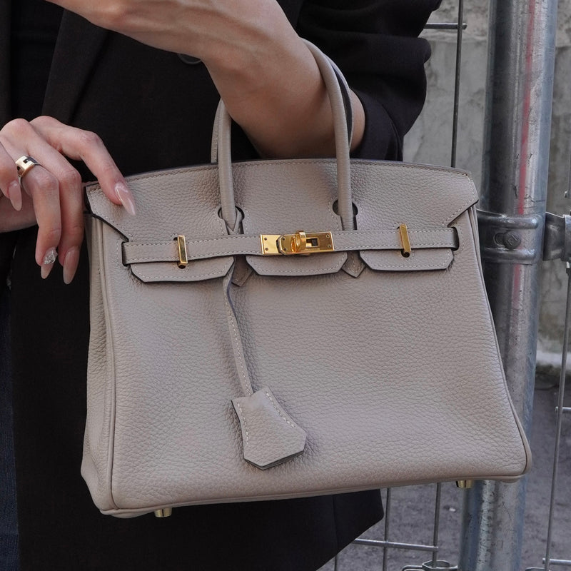 エルメス バーキン25 トゴ トレンチ ゴールド金具 T刻 / 2015年製