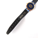 グッチ シェリーライン GP / QZ 白文字盤 腕時計 ウォッチ レザー ブルー 腕時計 ウォッチ 電池交換済