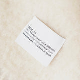 ロエベ アナグラム レザーパッチ モヘア マフラー ホワイト