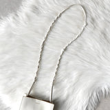 ジルサンダー タングル スモール レザー ショルダーバッグ ホワイト