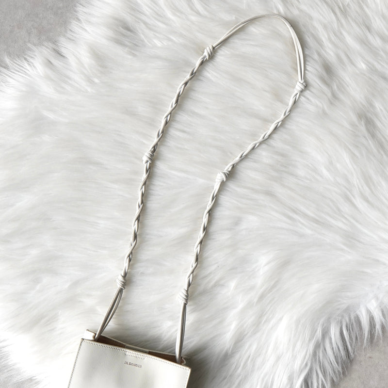 ジルサンダー タングル スモール レザー ショルダーバッグ ホワイト