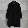 ジバンシィ 4Gロゴ カシミヤ ステンカラーコート ブラック