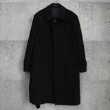 ジバンシィ 4Gロゴ カシミヤ ステンカラーコート ブラック