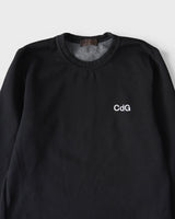 コム デ ギャルソン CDG ロゴ スウェット ブラック レディース