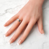 ティファニー 1837 ナロー ダブル シルバー925 指輪 リング 10.5号