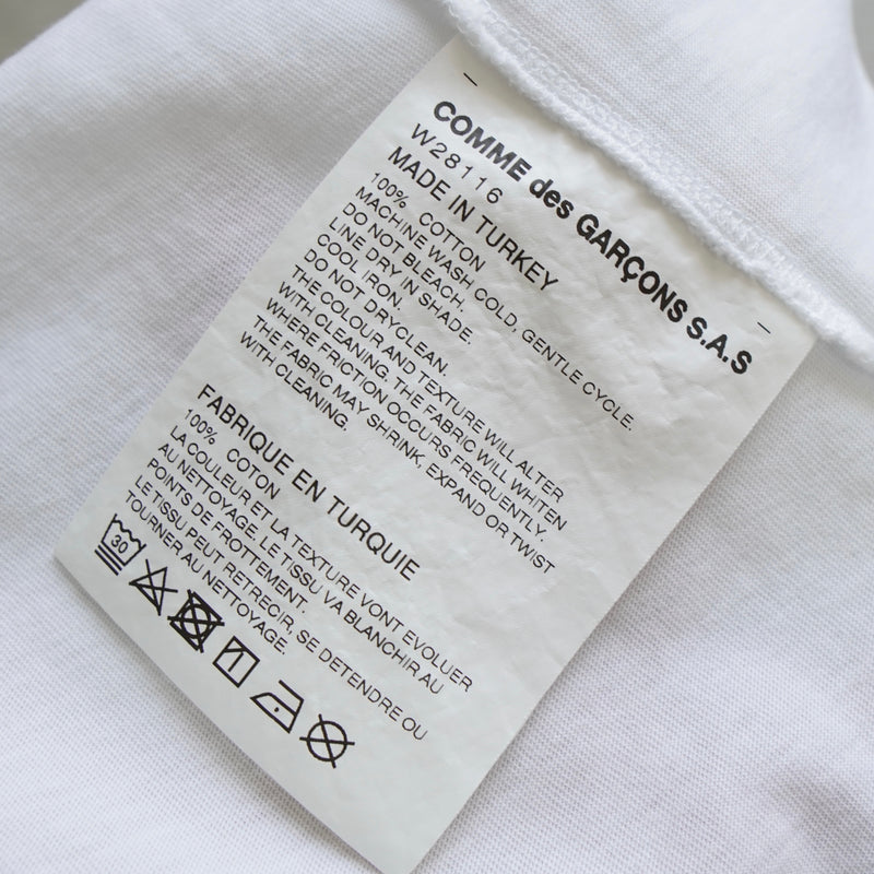 Comme des Garçons Shirt Logo T-Shirt White