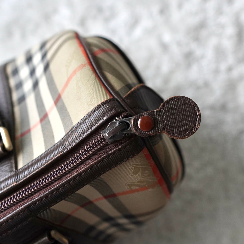 Burberry's Check Mini Boston Bag