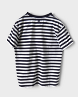 アミパリ アミ パリス ハートロゴ ボーダー Tシャツ ブラック ホワイト S メンズ レディース