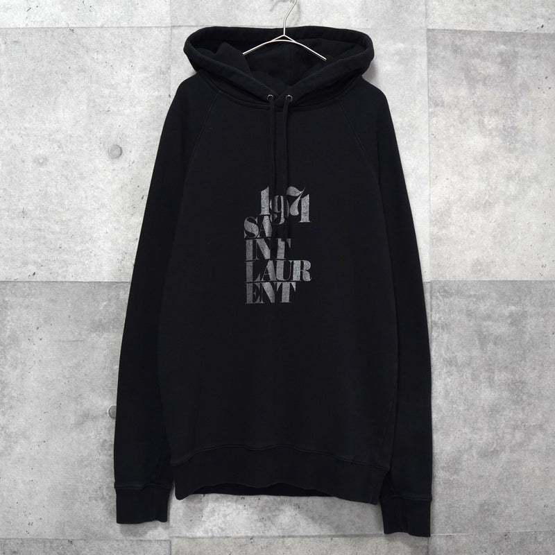 サンローラン パリ 1971 パーカー ブラック