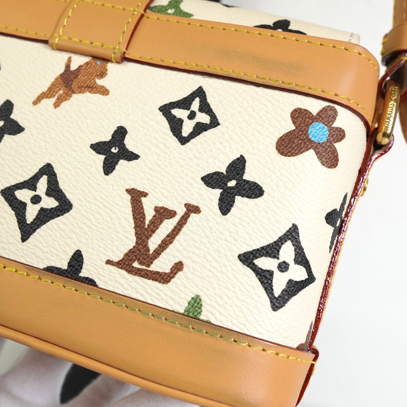 ルイ ヴィトン モノグラムクラギー エンベロップ ウェアラブル ウォレット クリーム M83346 ICチップ内蔵