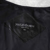 イヴ サンローラン ヴィンテージ エンボス YSLロゴ レザージャケット レザーブルゾン ブラック