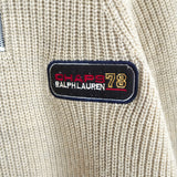Logo Patch Hlf-zip Sweater