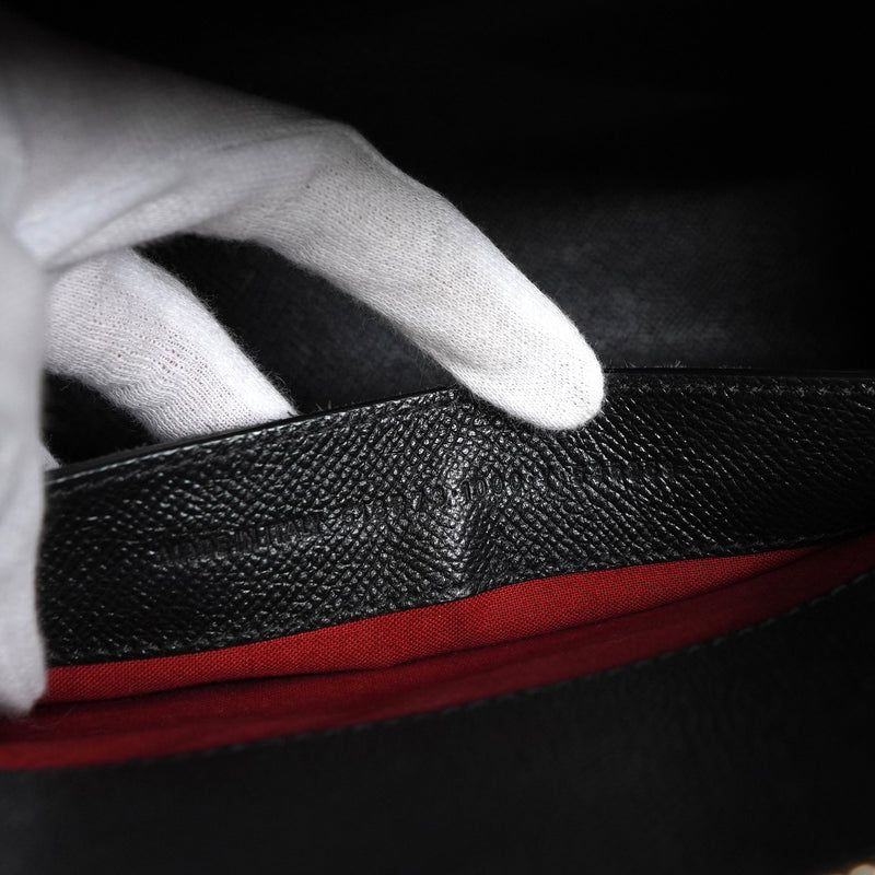 バレンシアガ ヴィル レザー 2way ハンドバッグ ショルダーバッグ ブラック