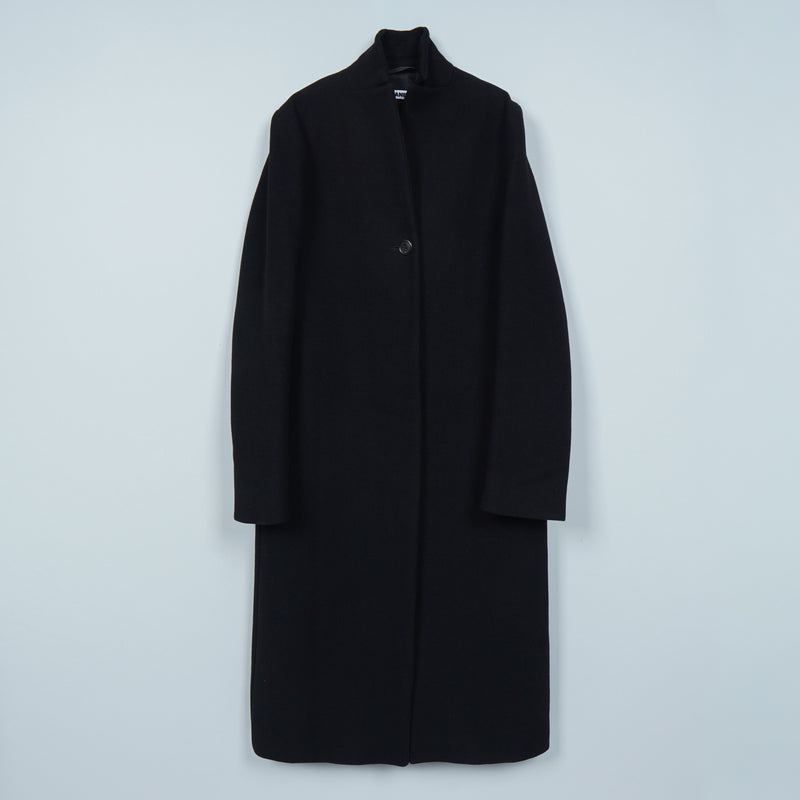 ジルサンダー チェスターコート ウールコート ブラック レディース