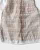 トリコ コム デ ギャルソン 2018年製 ガーゼ ドッキング ブラウス 長袖シャツ ホワイト Mサイズ レディース