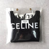 Celine logo tube top in black, unused with tags