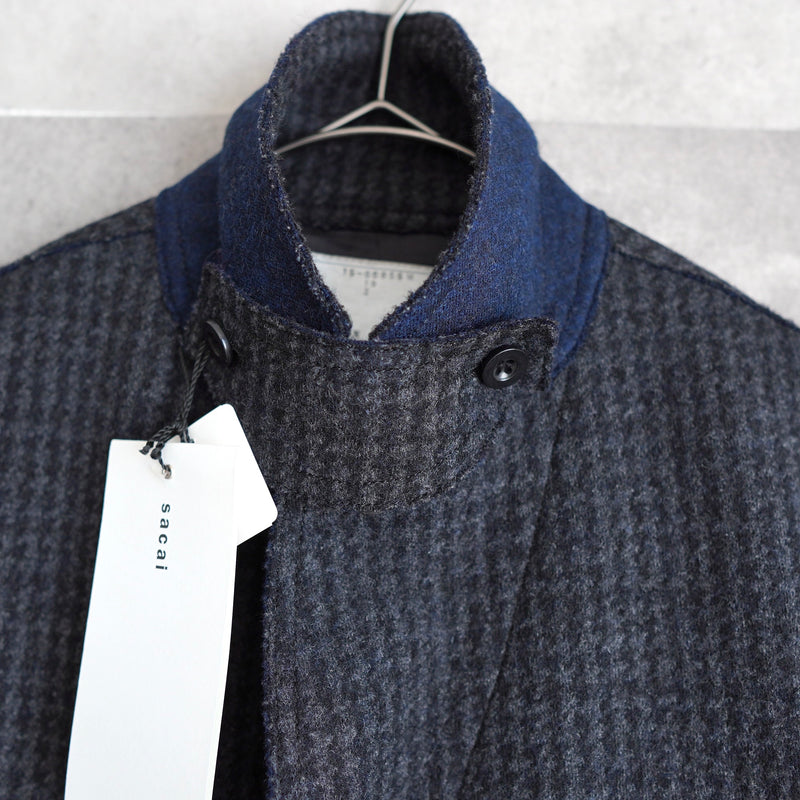 High-neck Wool Chesterfield Coat｜UNUSED