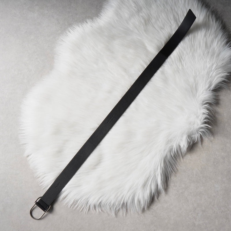 サンローラン パリ レザー ベルト 80 メンズ ブラック