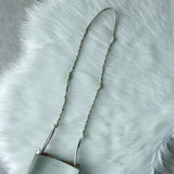 ジルサンダー タングル スモール レザー ショルダーバッグ ミントグリーン