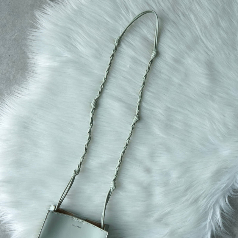 ジルサンダー タングル スモール レザー ショルダーバッグ ミントグリーン