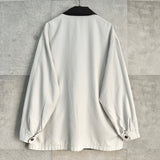 イヴサンローラン リバーシブル YSLロゴ ブルゾンホワイト / ブラック