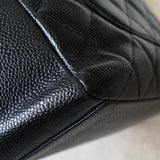 シャネル 9番台 ココマーク マトラッセ キャビアスキン チェーントートバッグ ブラック - NEWSED