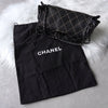 Chanel 9号 Coco Mark Wild Stitch 小羊皮链条单肩包（黑色）