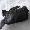 Chanel 9号 Coco Mark Wild Stitch 小羊皮链条单肩包（黑色）