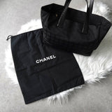 シャネル 9番台 ニュートラベルラインMM トートバッグ ブラック - NEWSED