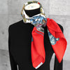 Hermes Carre 90 Au FIL de la SOIE 真丝围巾 红色