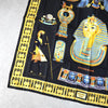 エルメス カレ90 TUTANKHAMUN スカーフ ブラック