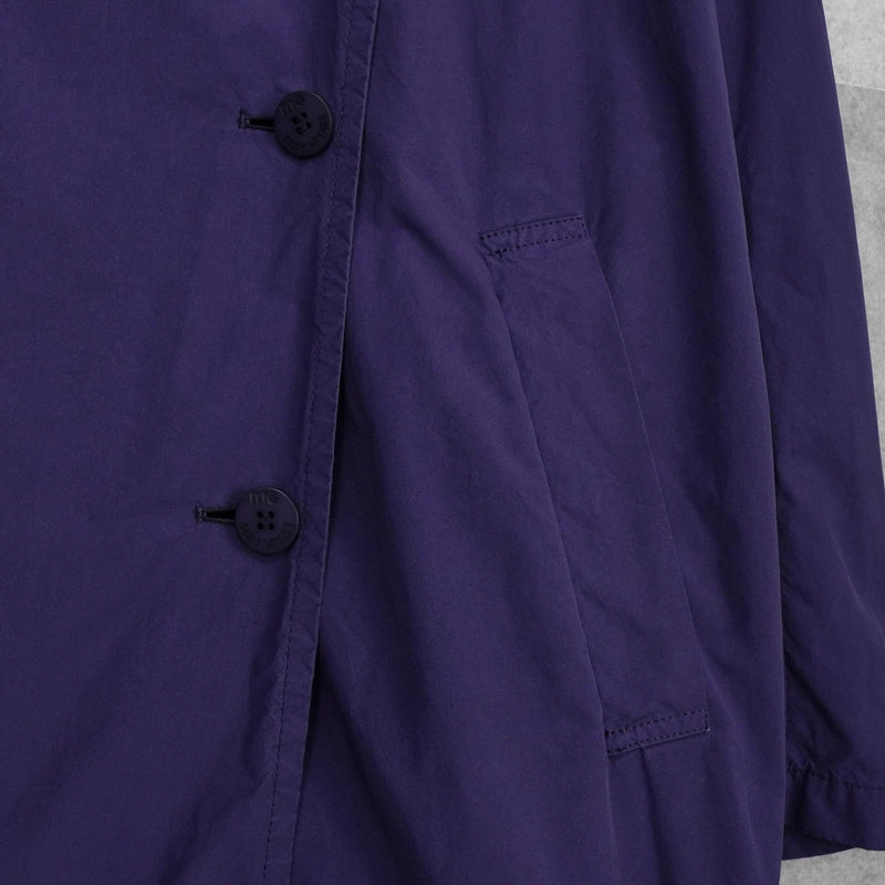 ミー イッセイミヤケ アーカイブ ナイロン トレンチコート レディース パープル