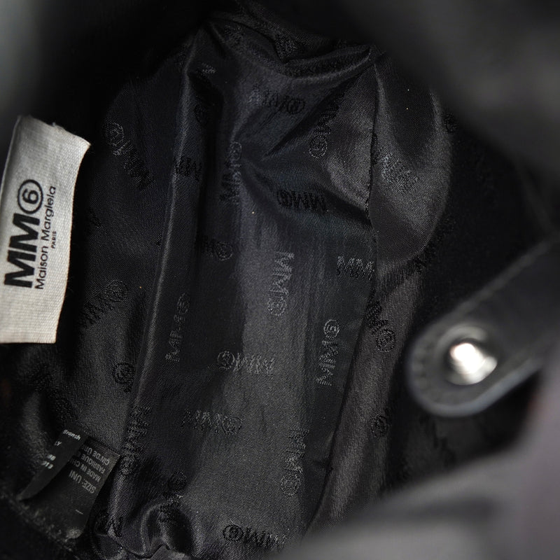 エムエムシックス メゾン マルジェラ レザー ジャパニーズバッグ クロスボディ ショルダーバッグ ブラック