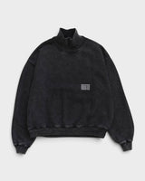 アレキサンダーワン デンスフリース ハイネック スウェット チャコールグレー M メンズ レディース