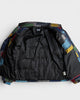 19AW Puffer Jacket ステューシー バンダナ パッチワーク ダウンジャケット マルチカラー M メンズ