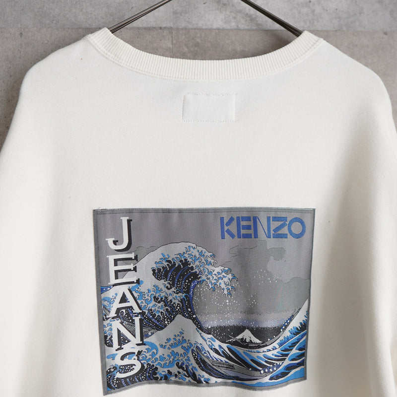 90's｜"富嶽三十六景" Back Patch Sweatshirt - NEWSED