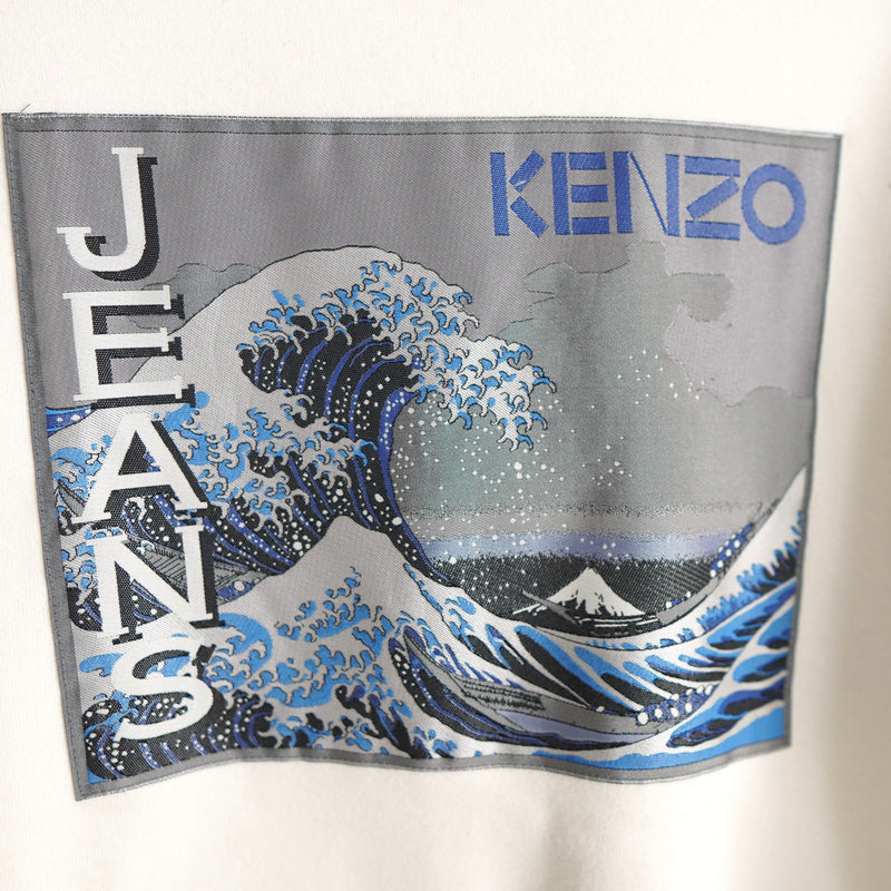 90's｜"富嶽三十六景" Back Patch Sweatshirt - NEWSED