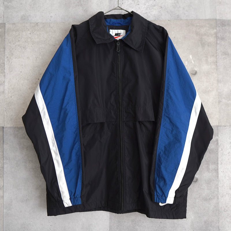90’s～00’s｜Collar Nylon Jacket - NEWSED